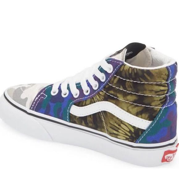 Brand New In Box Kids size 1 SK8-Hi camouflage Vans - Picture 6 of 7